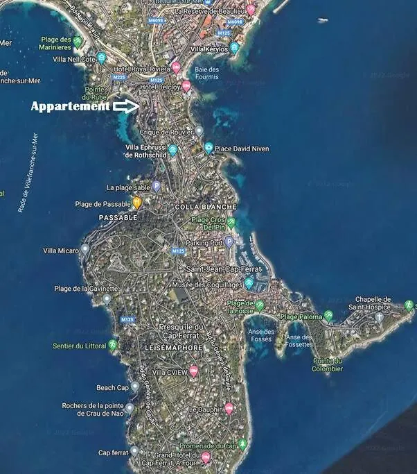 La Suite De Saint-Jean-Cap-Ferrat, Vue Mer Et Acces Mer سا جو كاب فيرا
